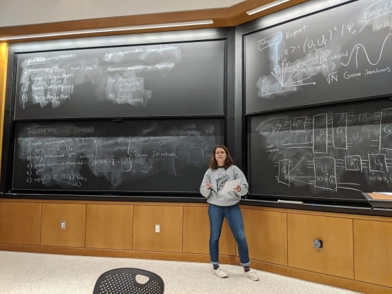Francisca Vasconcelos of the Engineering Quantum Systems Group  Photo courtesy of the researchers