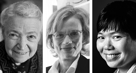 Mildred Dresselhaus, left, Ann Graybiel and Jane Luu are selected for the 2012 Kavli Prize in Nanoscience, Neuroscience and Astrophysics respectively.