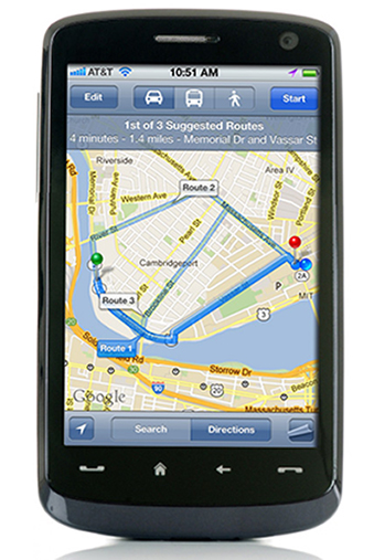 GPS source of big data used in this research.